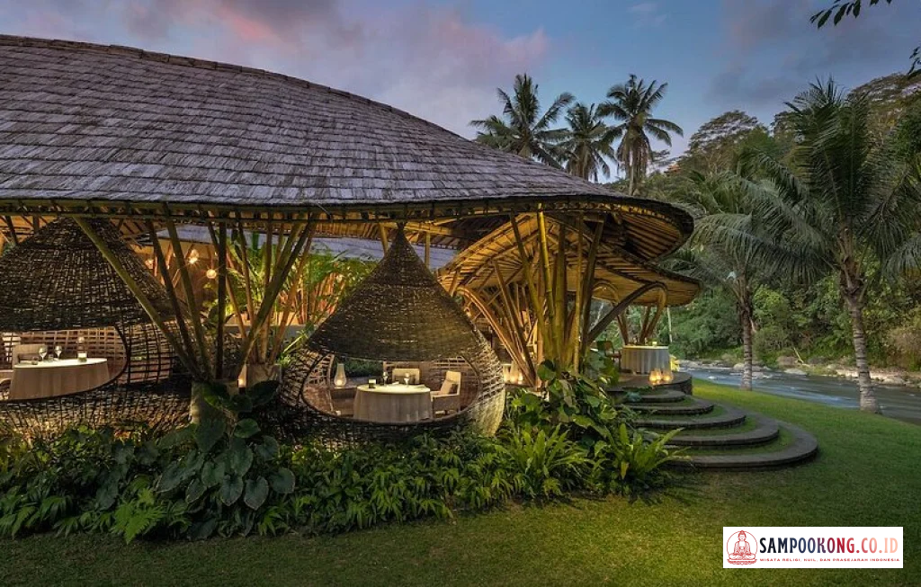 restoran romantis ubud view sawah
