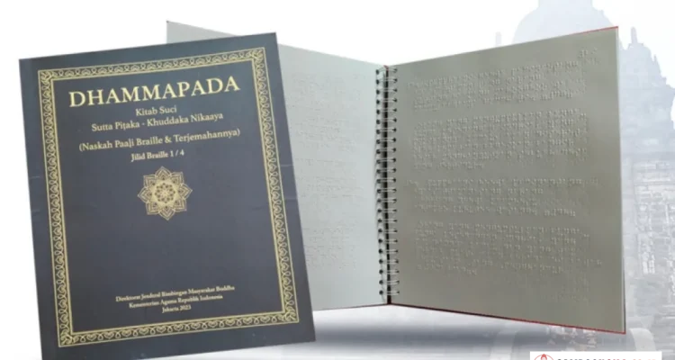 Dhammapada Braille untuk Disabilitas