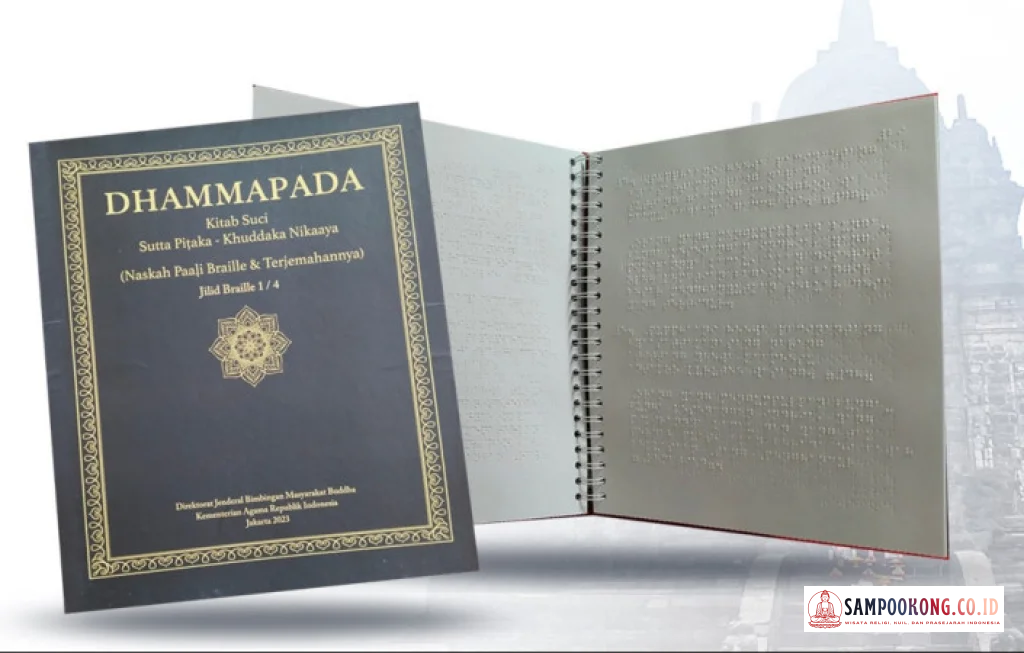 Dhammapada Braille untuk Disabilitas