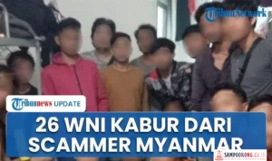 Tentara Myanmar Kabur ke Thailand