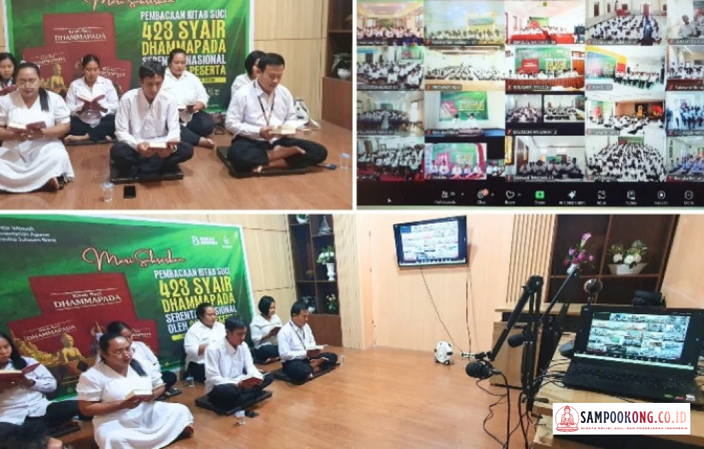 Umat Buddha Baca Dhammapada Serentak